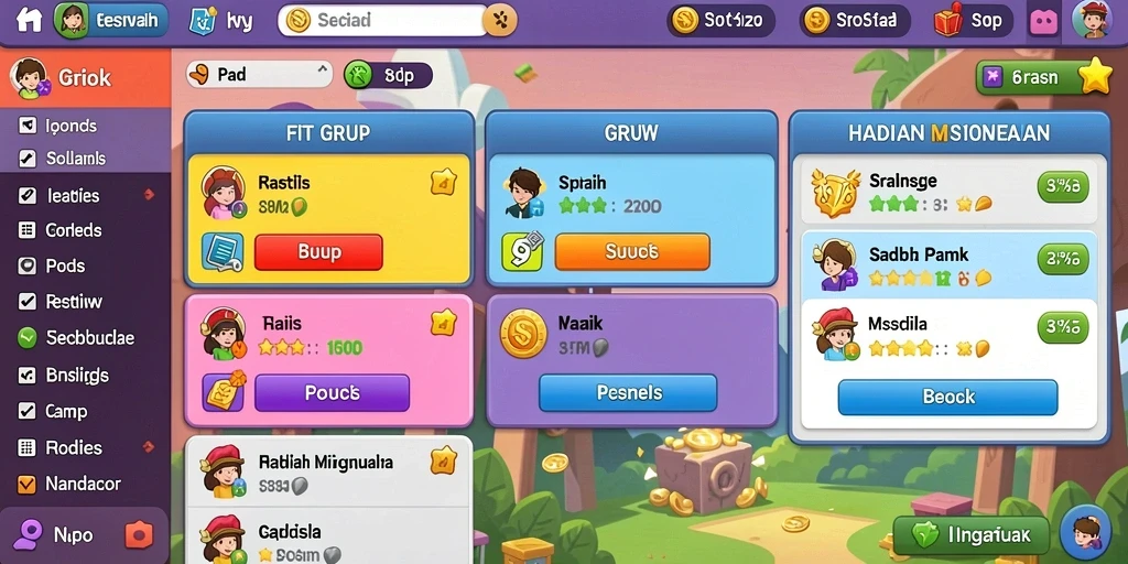 bengkel69 - Tangkapan layar menampilkan karakter yang sedang beraksi dalam game.
