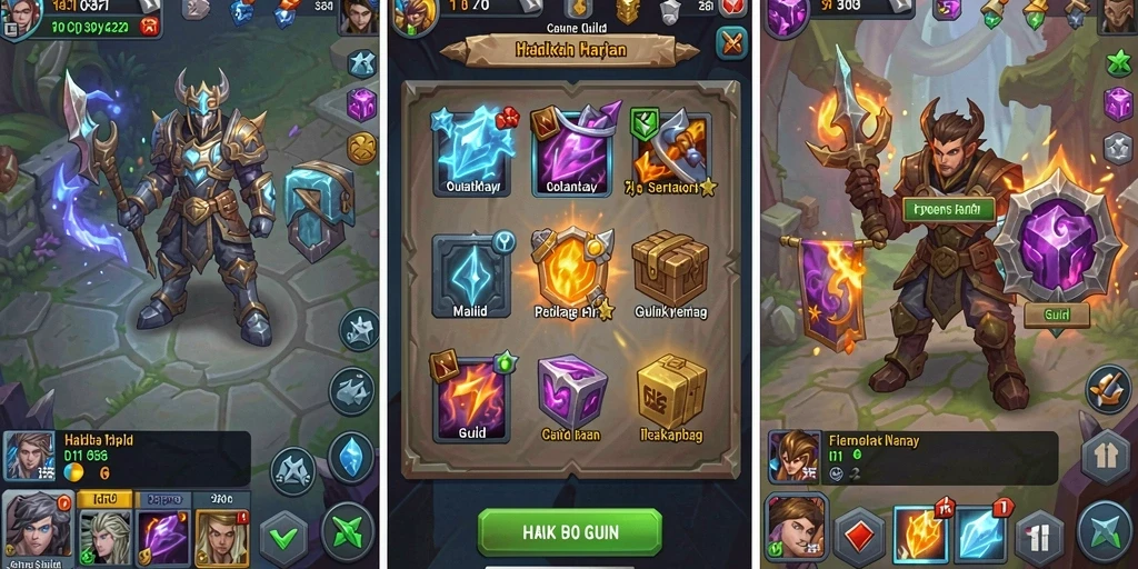 berkah6 - Menu permainan dengan pilihan mode yang beragam.